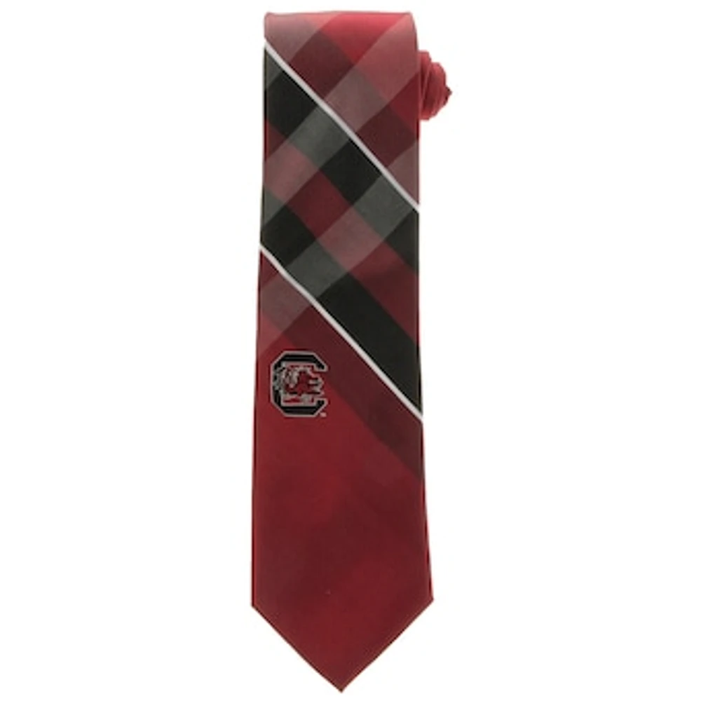 Men's South Carolina Gamecocks Woven Poly Grid Tie