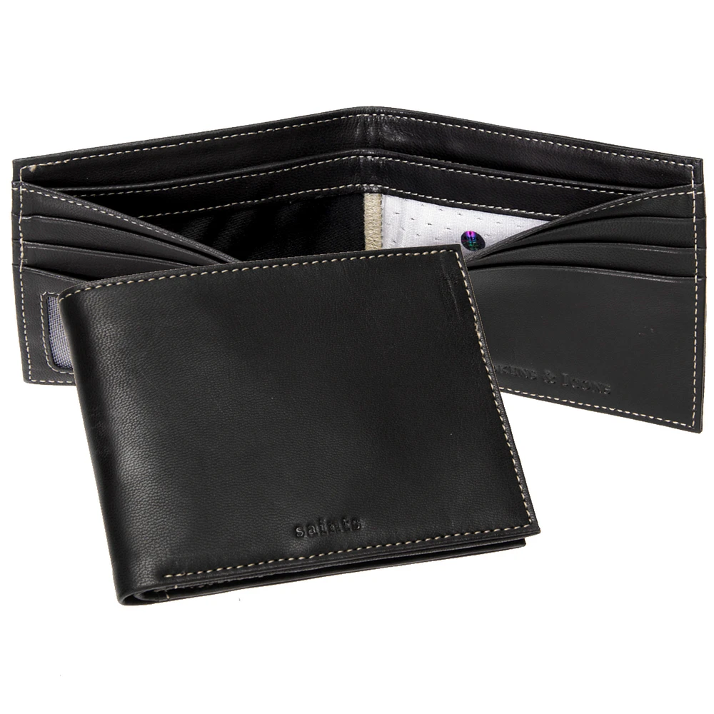 Tokens & Icons New Orleans Saints Game-Used Uniform Leather Wallet