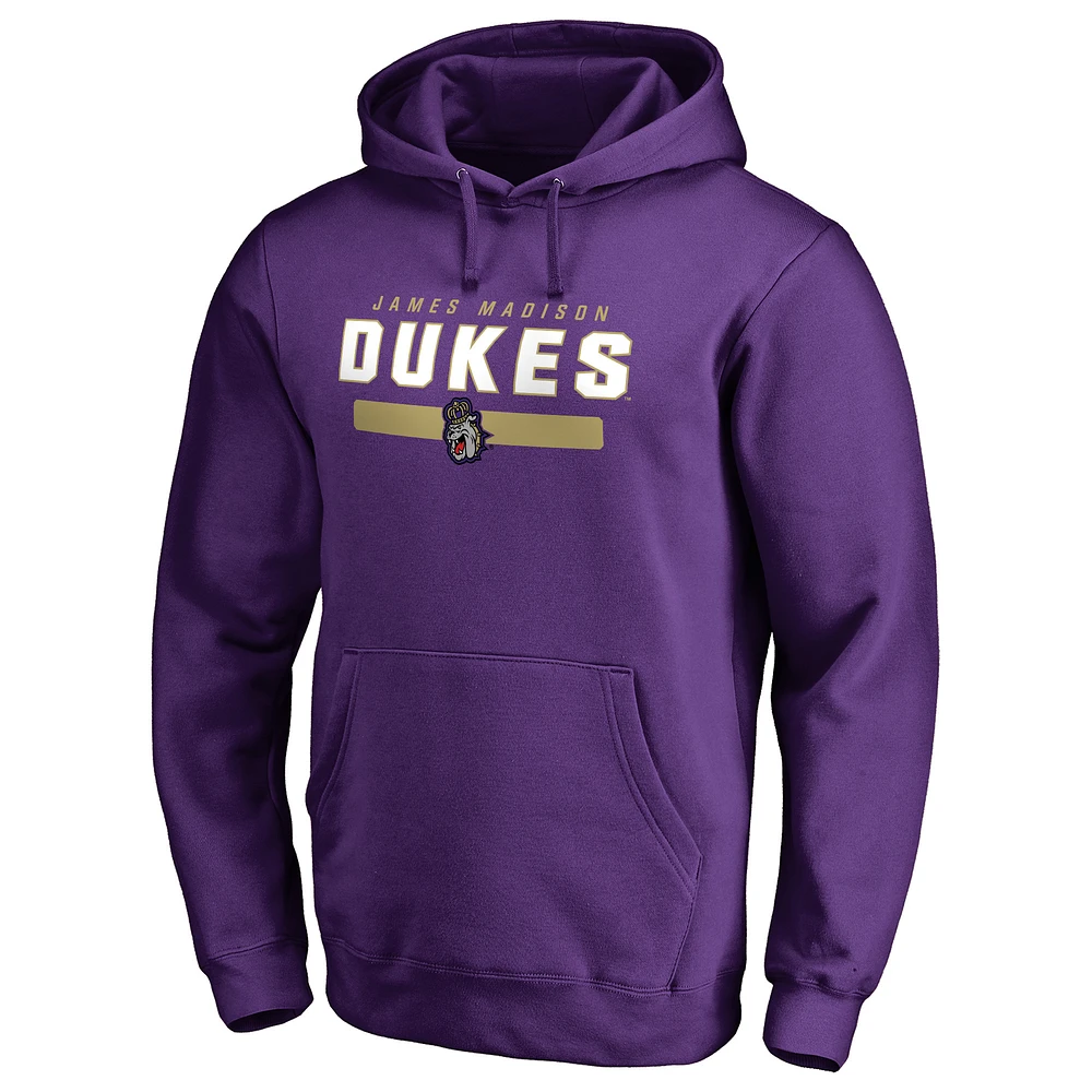 James Madison Dukes Team Strong Pullover Hoodie - Purple