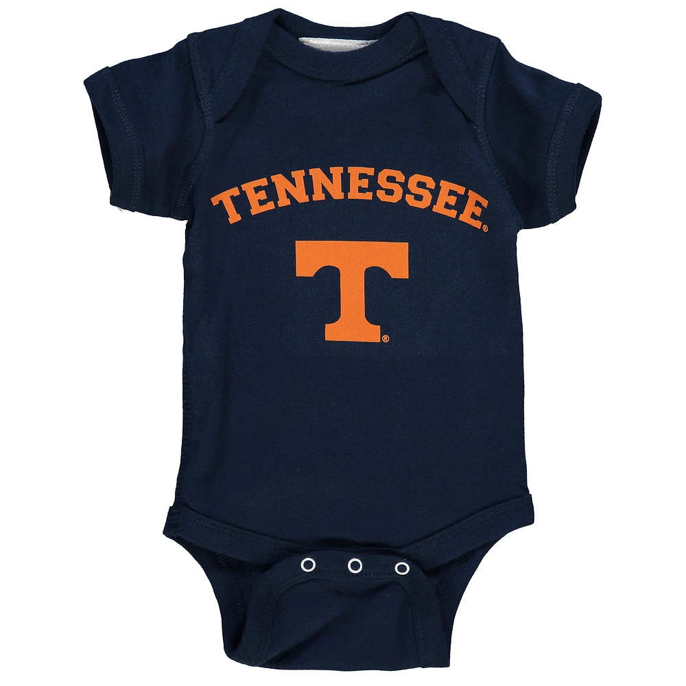 Infant Navy Tennessee Volunteers Arch & Logo Bodysuit