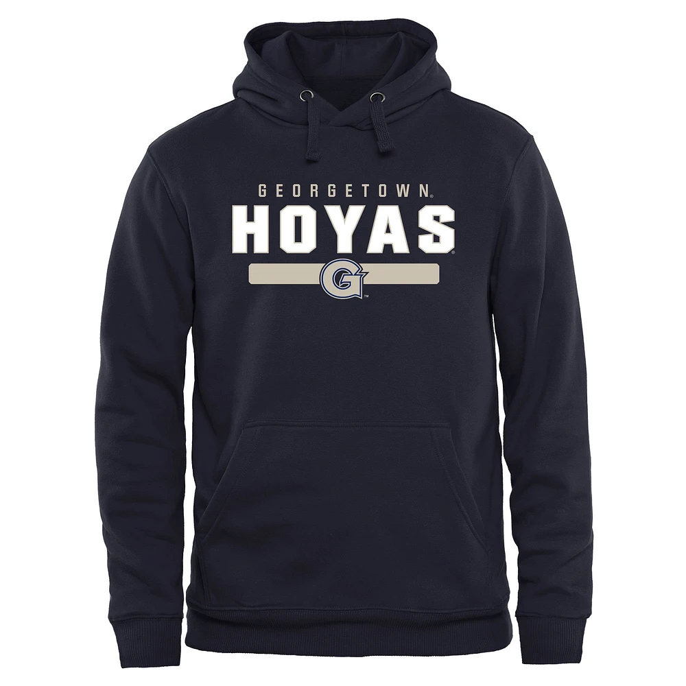Navy Georgetown Hoyas Team Strong Pullover Hoodie