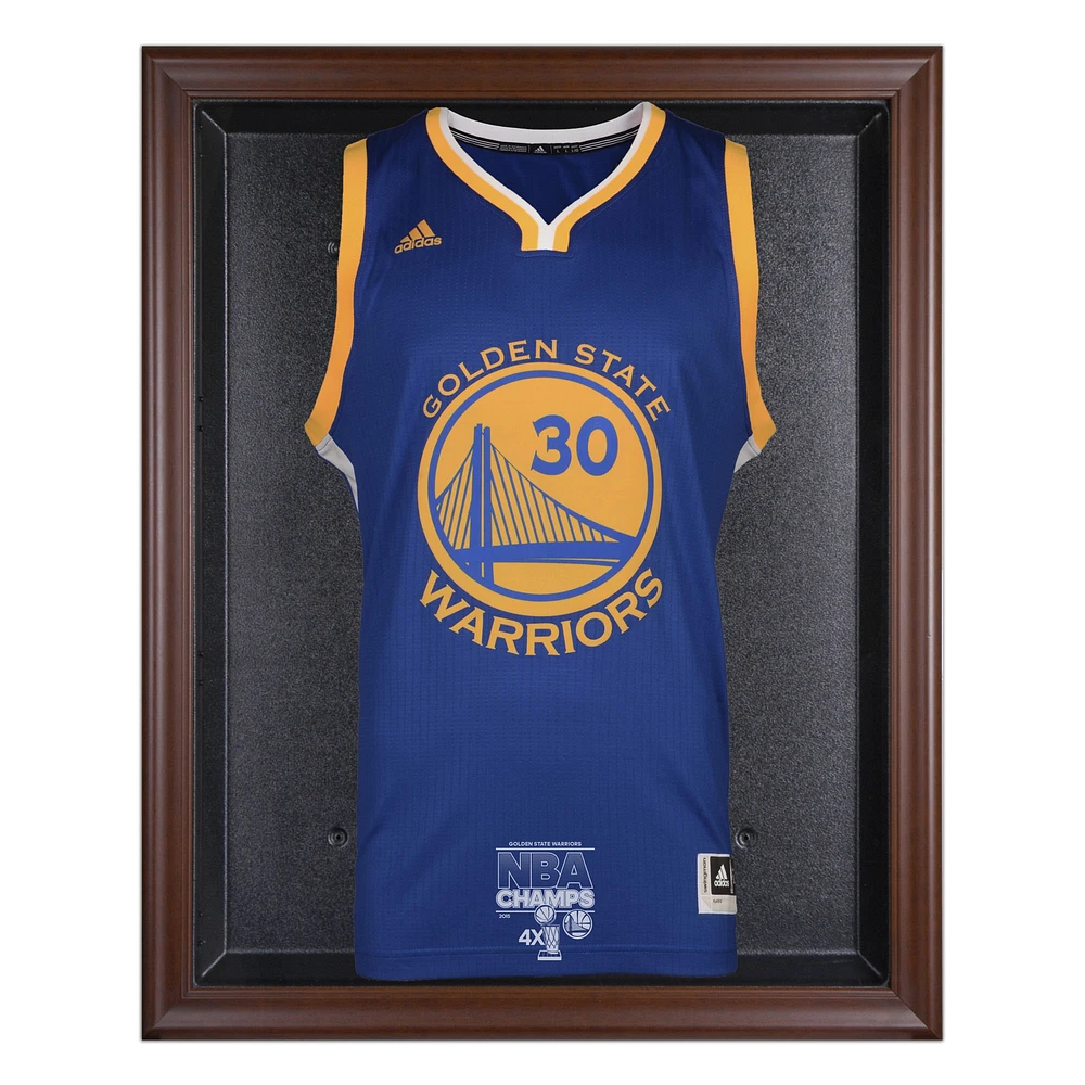 Golden State Warriors NBA Finals Champions Logo Framed Jersey Display Case