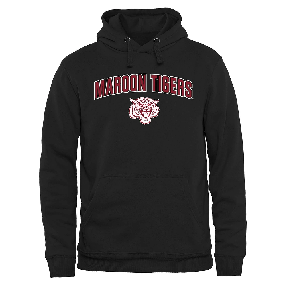 Black Morehouse Maroon Tigers Proud Mascot Pullover Hoodie