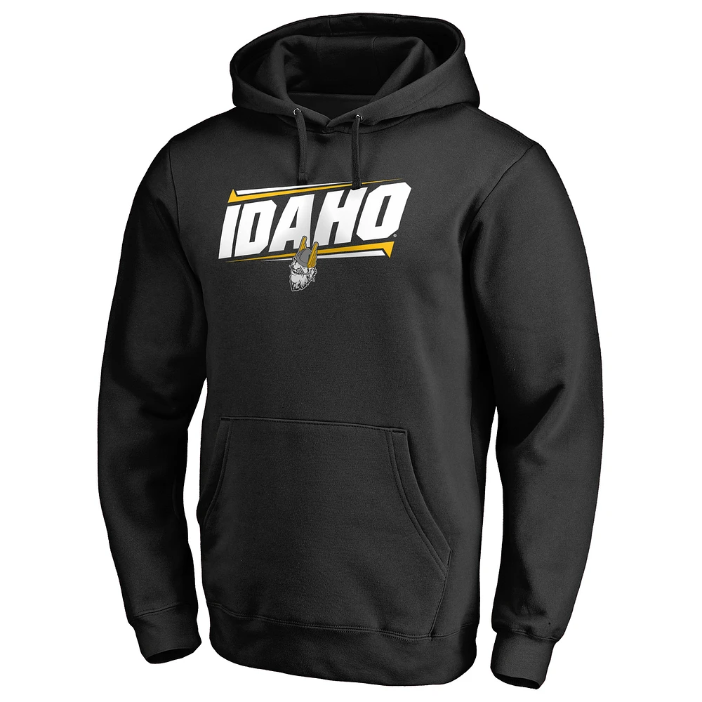 Men's Black Idaho Vandals Double Bar Pullover Hoodie