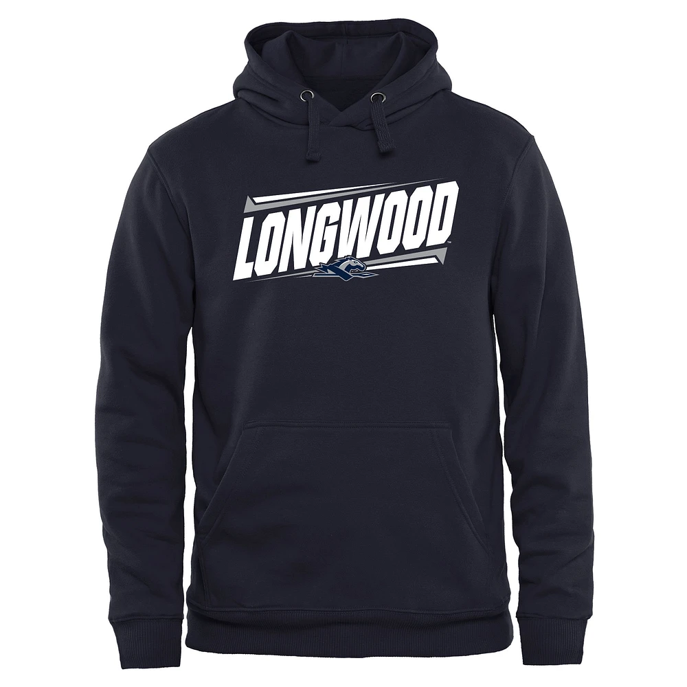 Men's Navy Longwood Lancers Double Bar Pullover Hoodie