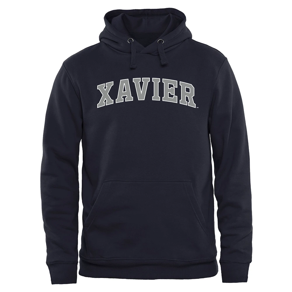 Men's Navy Xavier Musketeers Everyday Pullover Hoodie