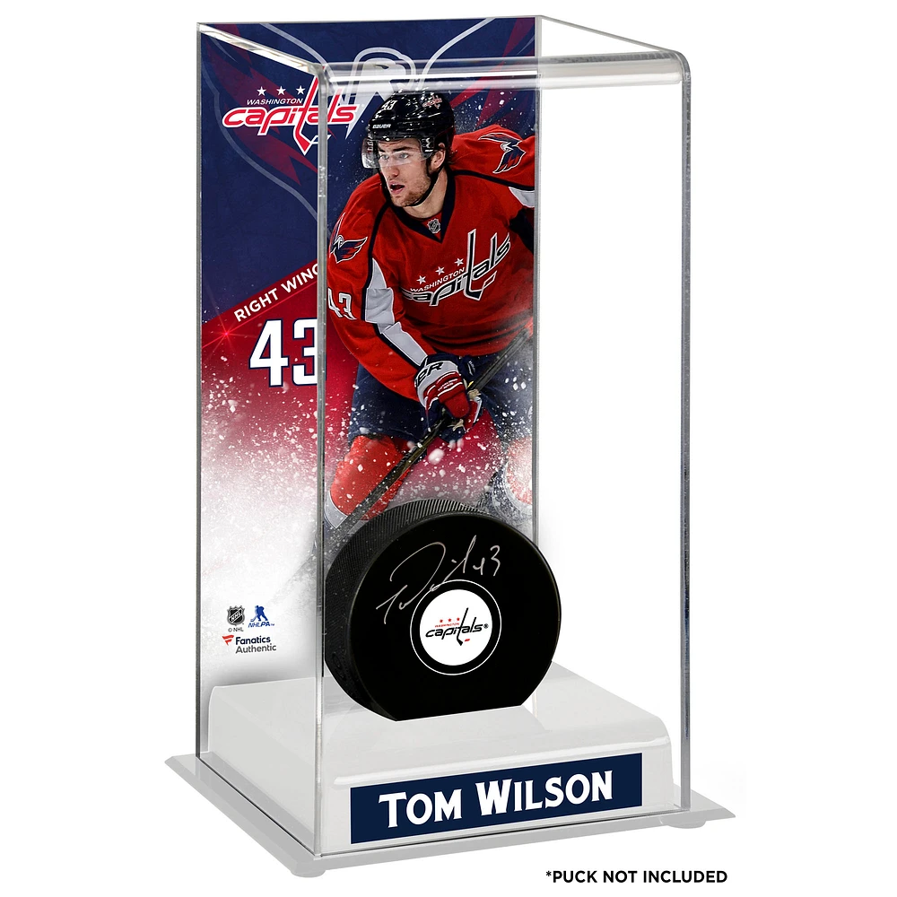 Tom Wilson Washington Capitals Deluxe Tall Hockey Puck Case
