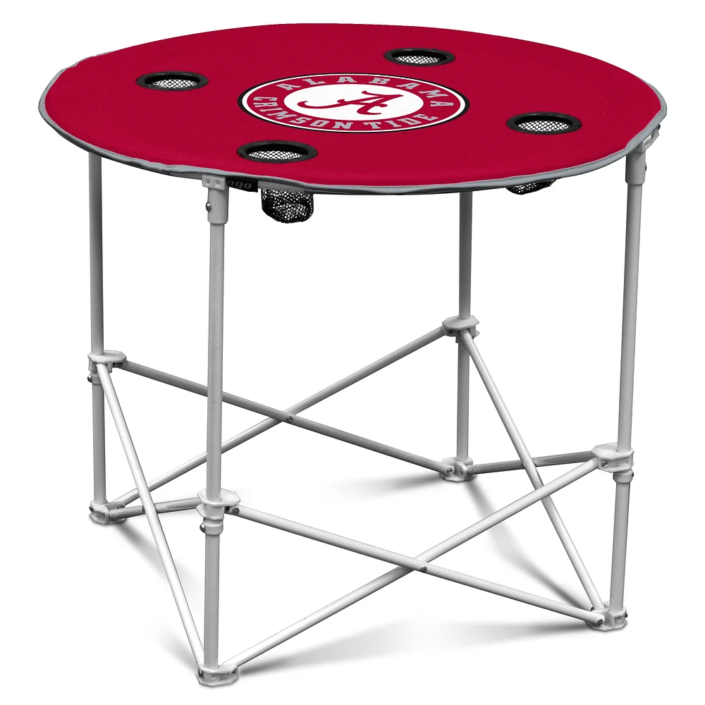 Crimson Alabama Crimson Tide Round Table