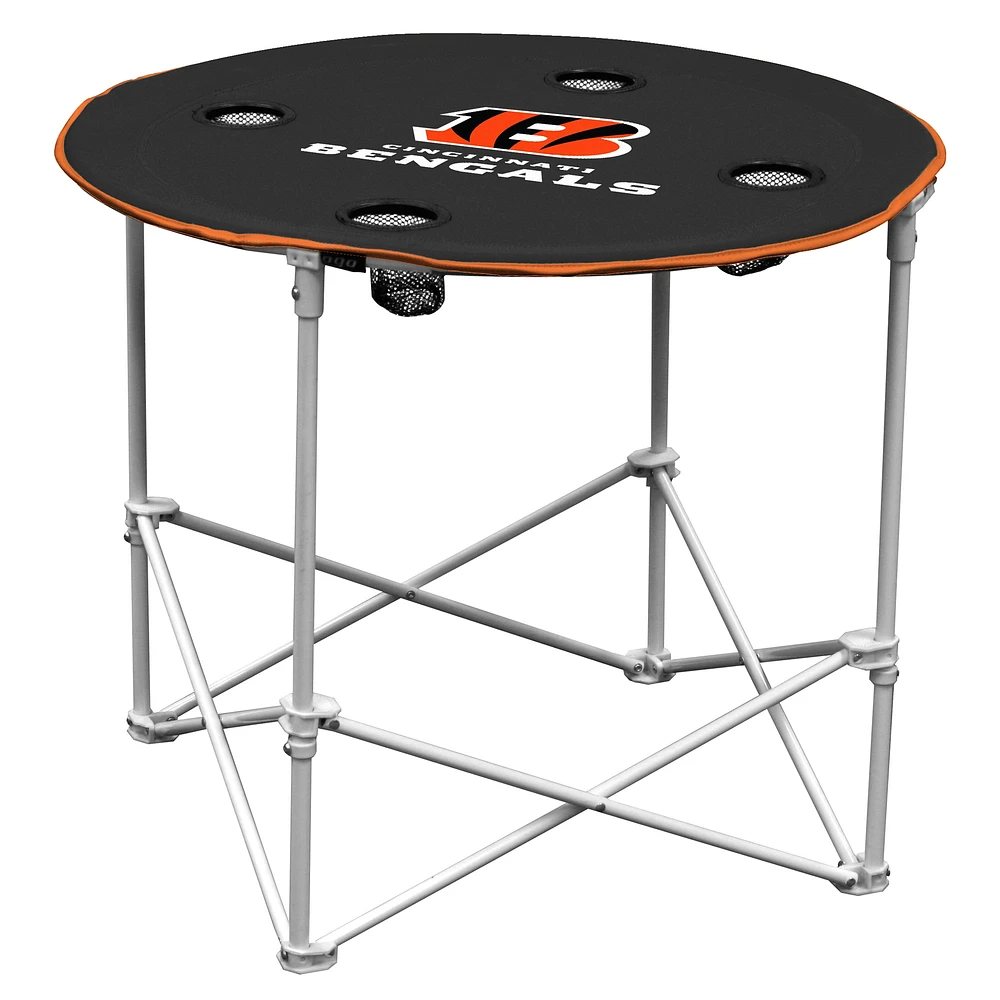 Black Cincinnati Bengals Round Table