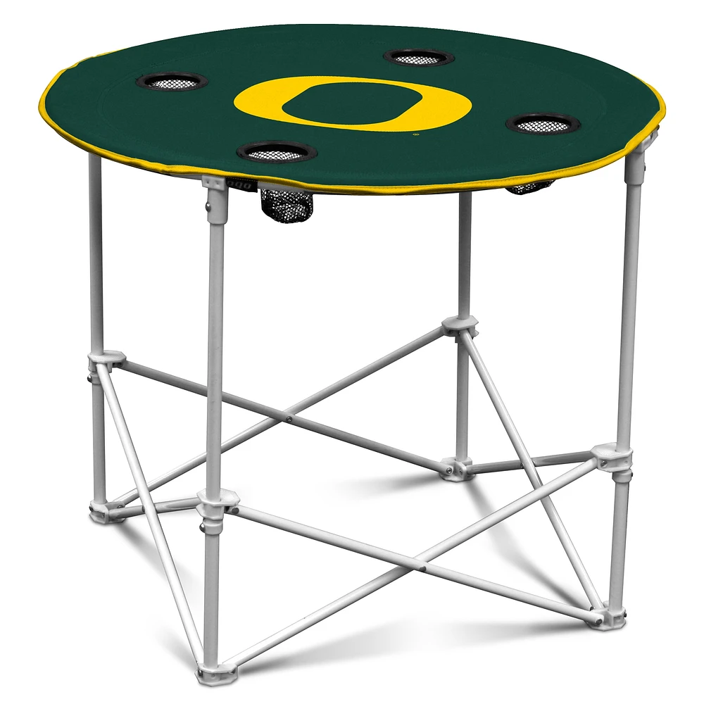 Green Oregon Ducks Round Table
