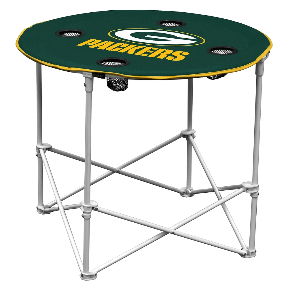 Green Green Bay Packers Round Table