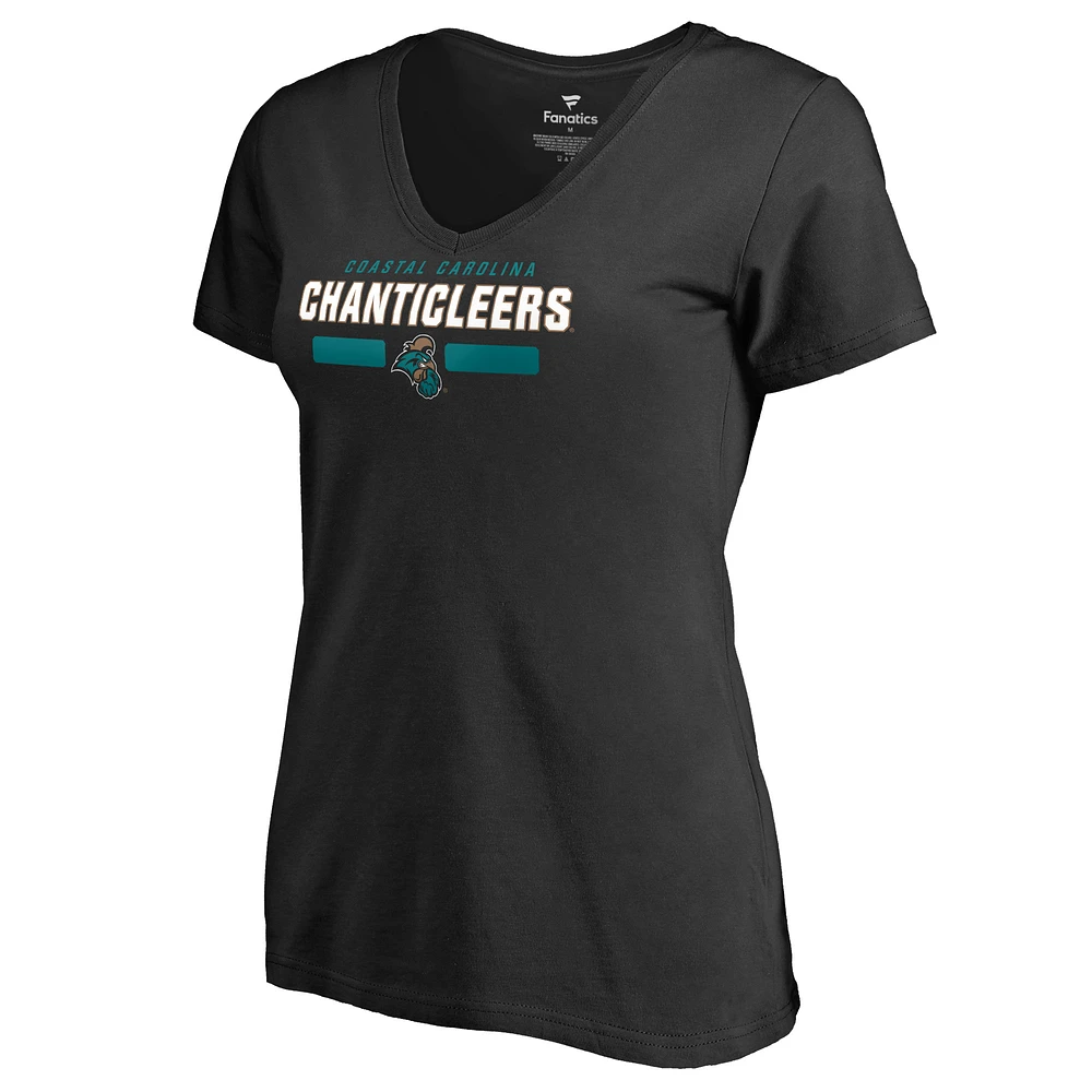 Women's Black Coastal Carolina Chanticleers Team Strong T-Shirt