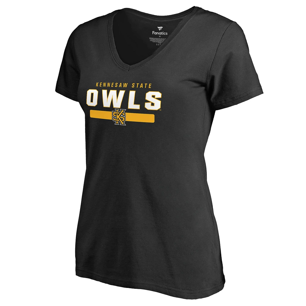 Women's Black Kennesaw State Owls Team Strong T-Shirt
