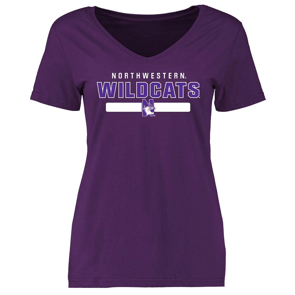 Women's Purple Northwestern Wildcats Team Strong T-Shirt