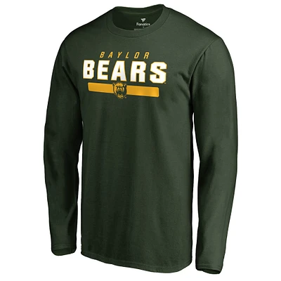 Men's Green Baylor Bears Team Strong Long Sleeve T-Shirt