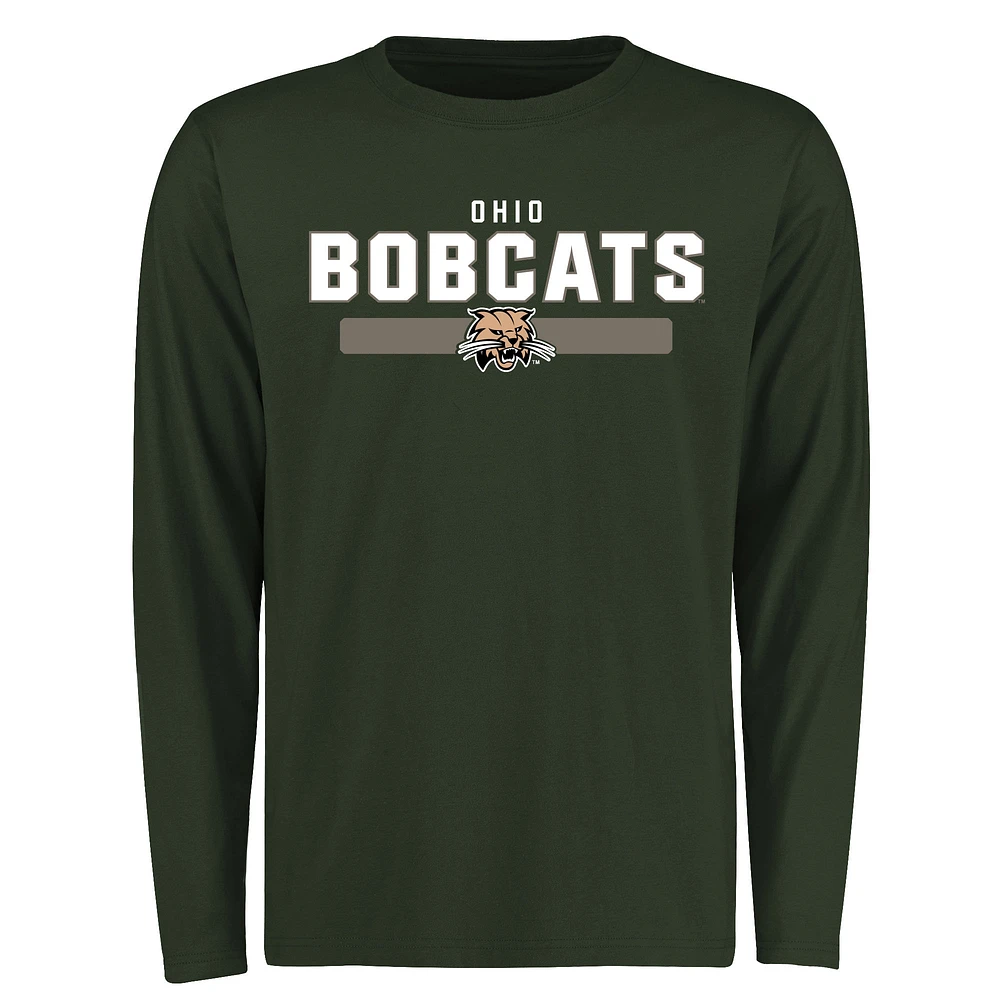 Men's Green Ohio Bobcats Team Strong Long Sleeve T-Shirt