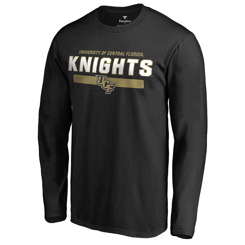 Men's Black UCF Knights Team Strong Long Sleeve T-Shirt