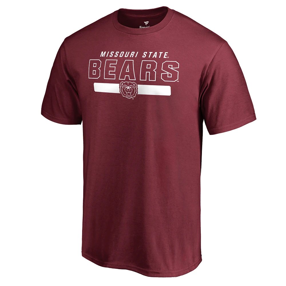 Men's Maroon Missouri State University Bears Team Strong T-Shirt
