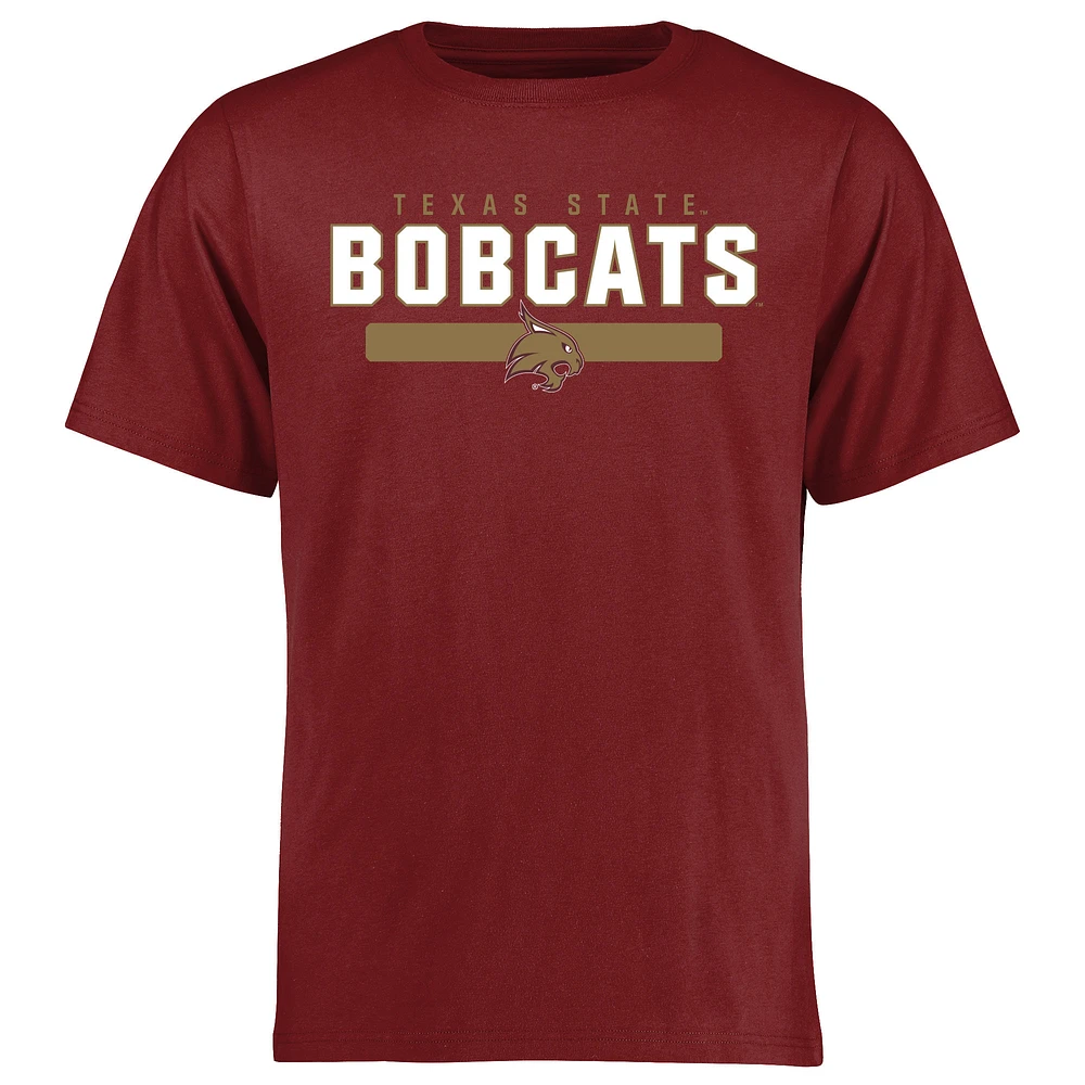 Men's Maroon Texas State Bobcats Team Strong T-Shirt