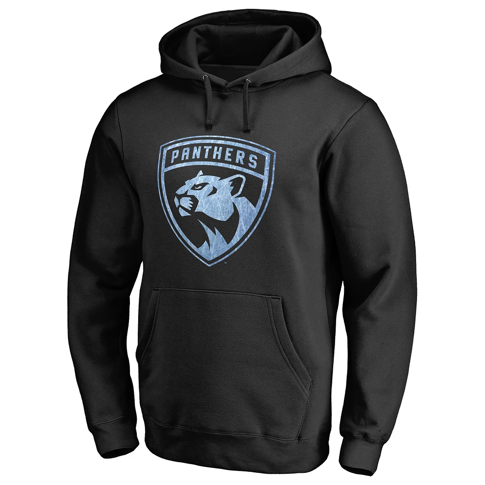 Men's Black Florida Panthers Rinkside Pond Hockey Pullover Hoodie