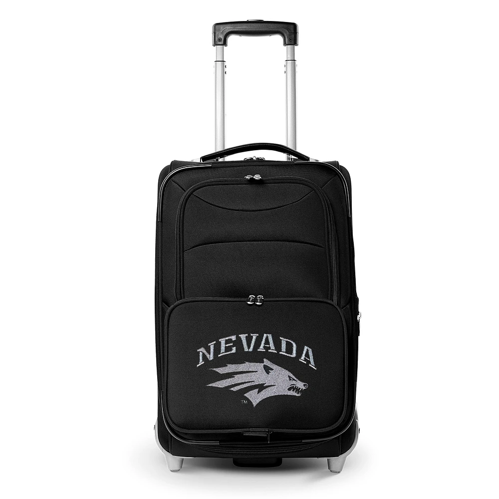 MOJO Black Nevada Wolf Pack 21" Softside Rolling Carry-On Suitcase