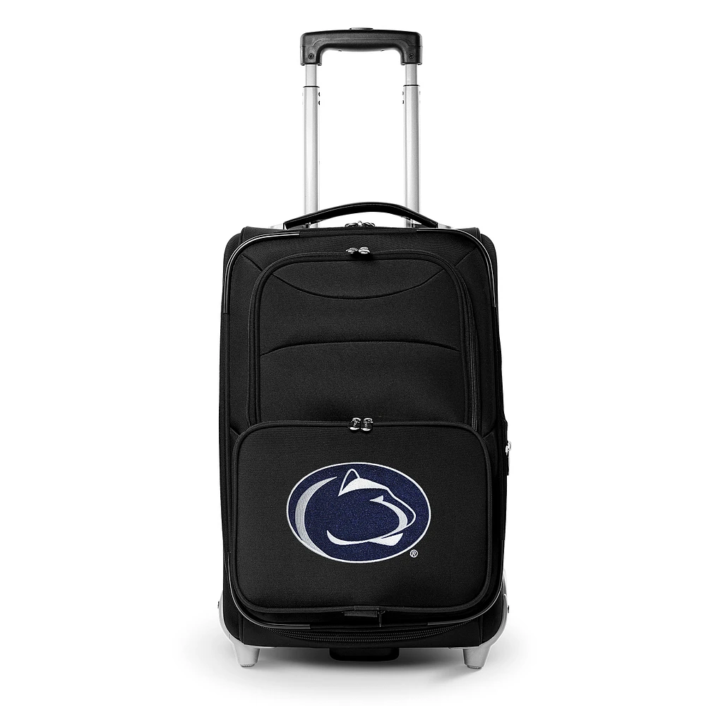 MOJO Black Penn State Nittany Lions 21" Softside Rolling Carry-On Suitcase