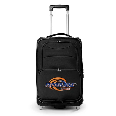 MOJO Black Pepperdine Waves 21" Softside Rolling Carry-On Suitcase