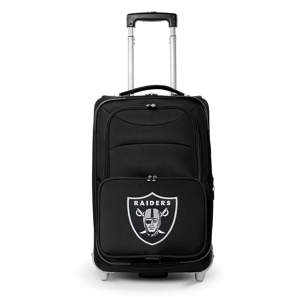 MOJO Black Las Vegas Raiders 21" Softside Rolling Carry-On Suitcase