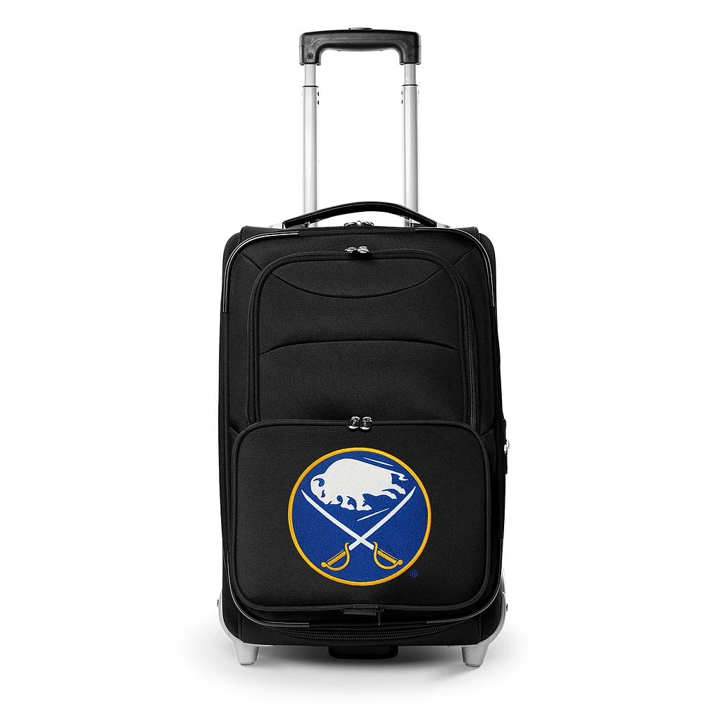 MOJO Black Buffalo Sabres 21" Softside Rolling Carry-On Suitcase