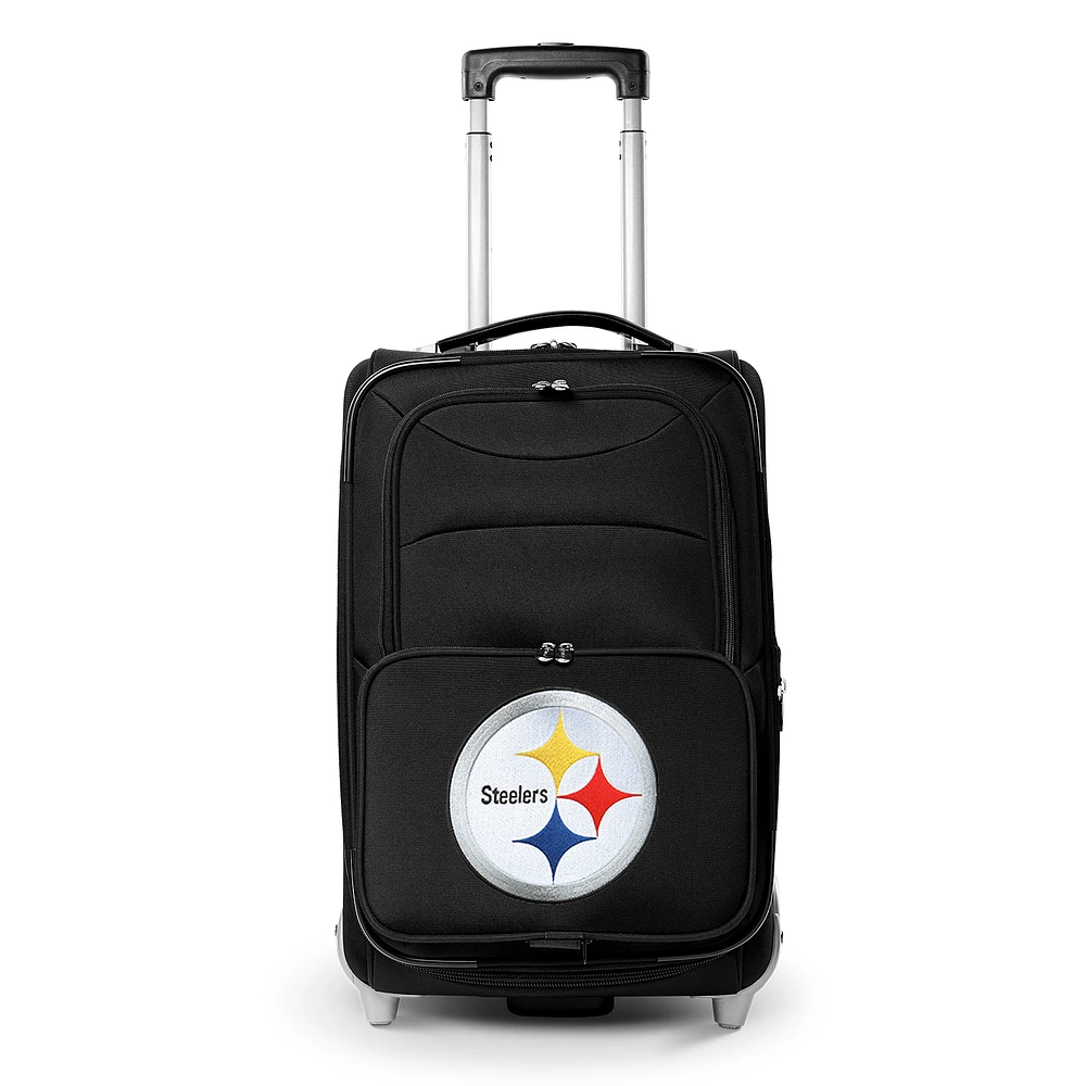 MOJO Black Pittsburgh Steelers 21" Softside Rolling Carry-On Suitcase