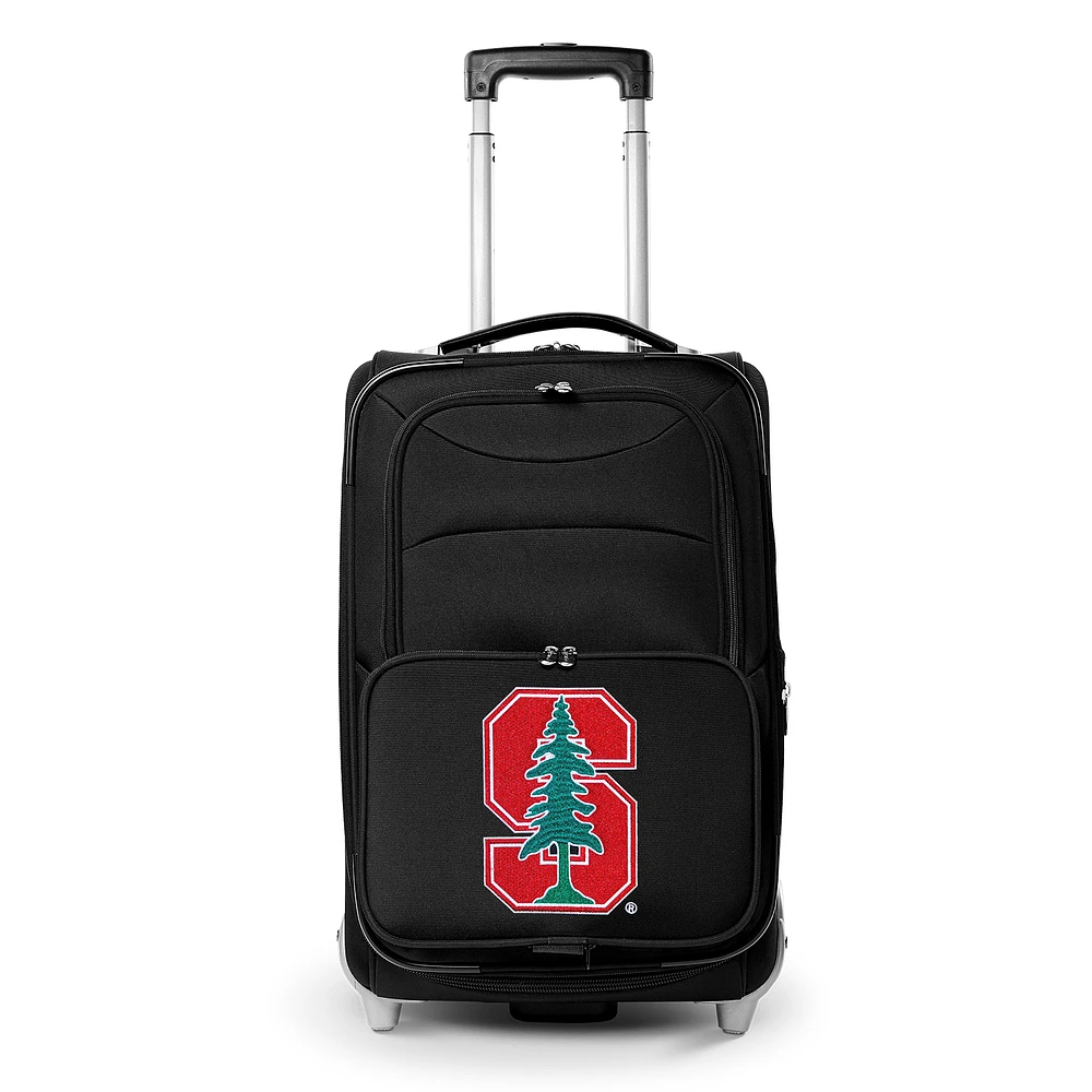 MOJO Black Stanford Cardinal 21" Softside Rolling Carry-On Suitcase