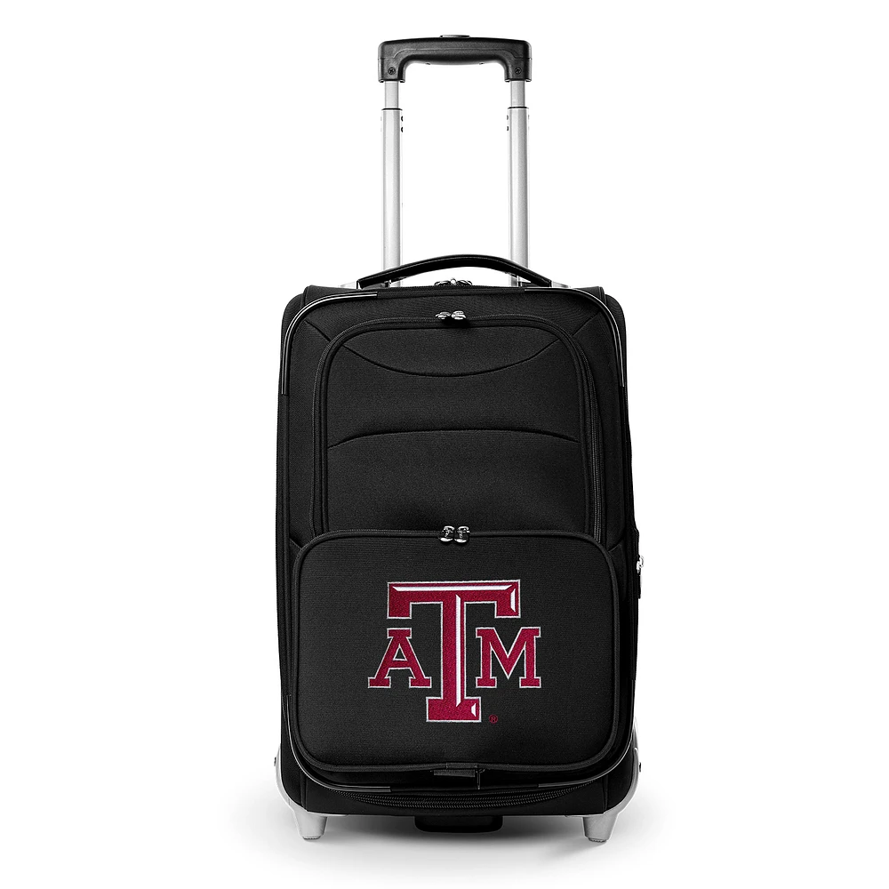 MOJO Black Texas A&M Aggies 21" Softside Rolling Carry-On Suitcase