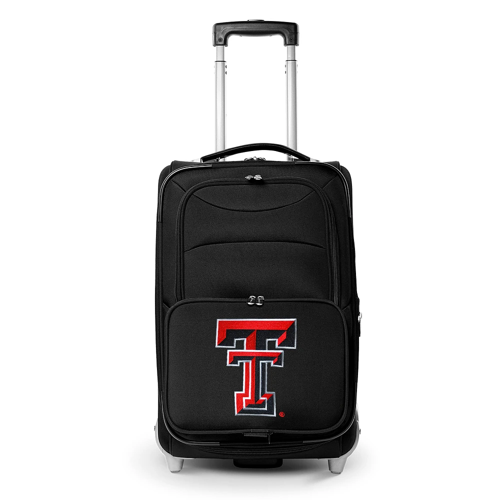 MOJO Black Texas Tech Red Raiders 21" Softside Rolling Carry-On Suitcase