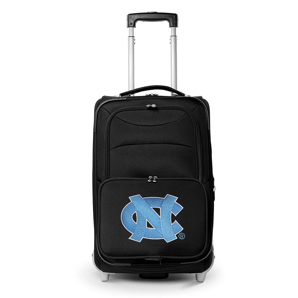 MOJO Black North Carolina Tar Heels 21" Softside Rolling Carry-On Suitcase
