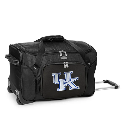 MOJO Black Kentucky Wildcats 22" 2-Wheeled Duffel Bag