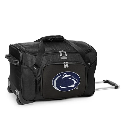 MOJO Black Penn State Nittany Lions 22" 2-Wheeled Duffel Bag
