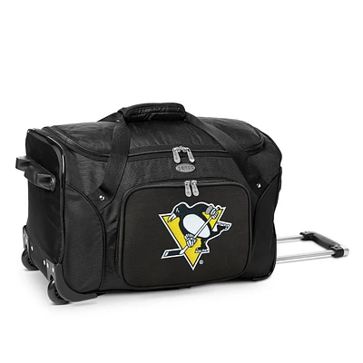 MOJO Black Pittsburgh Penguins 22" 2-Wheeled Duffel Bag