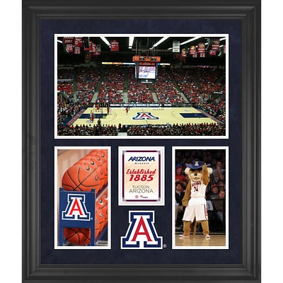 Arizona Wildcats McKale Center Framed 20" x 24" 3-Opening Collage
