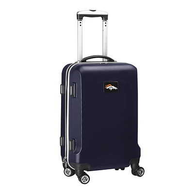 Navy Denver Broncos 20" 8-Wheel Hardcase Spinner Carry-On