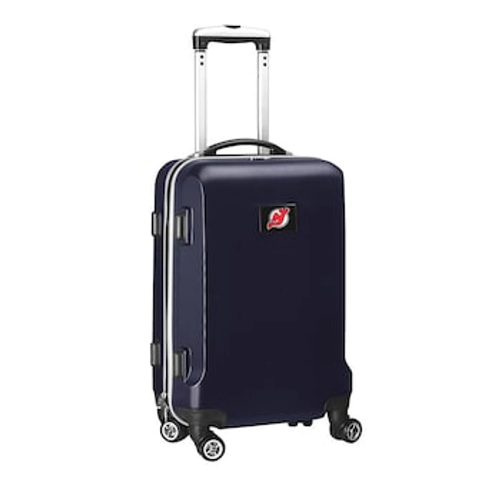 Navy New Jersey Devils 20" 8-Wheel Hardcase Spinner Carry-On