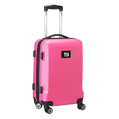 Pink New York Giants 20" 8-Wheel Hardcase Spinner Carry-On