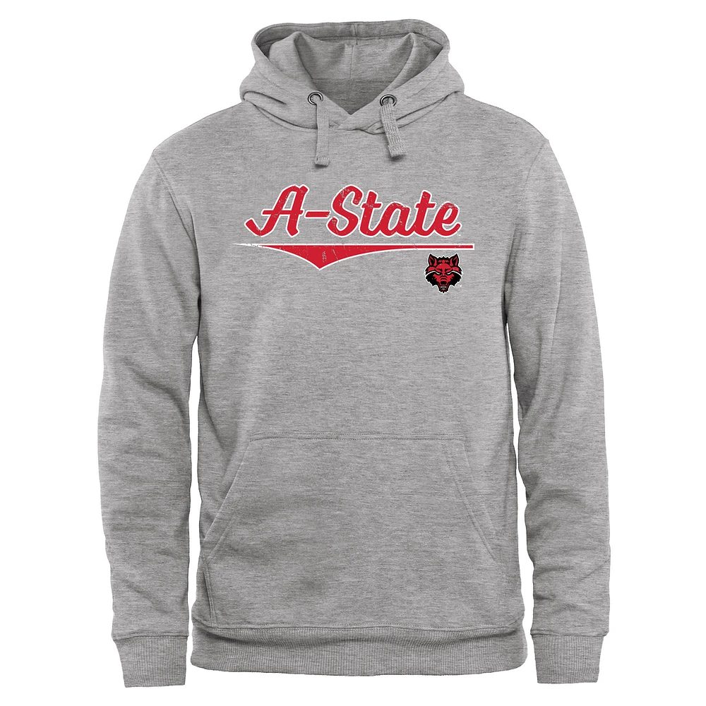 Men's Ash Arkansas State Red Wolves American Classic Pullover Hoodie