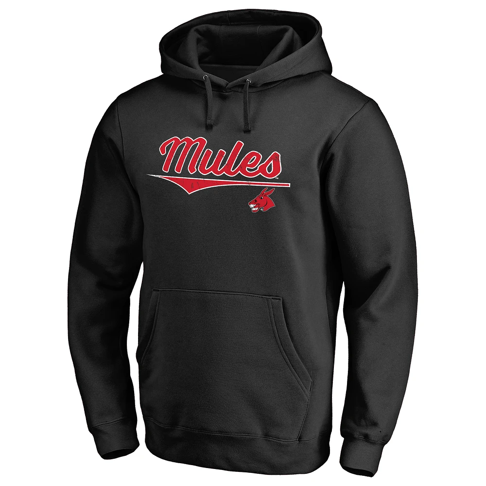 Men's Black Central Missouri Mules American Classic Pullover Hoodie