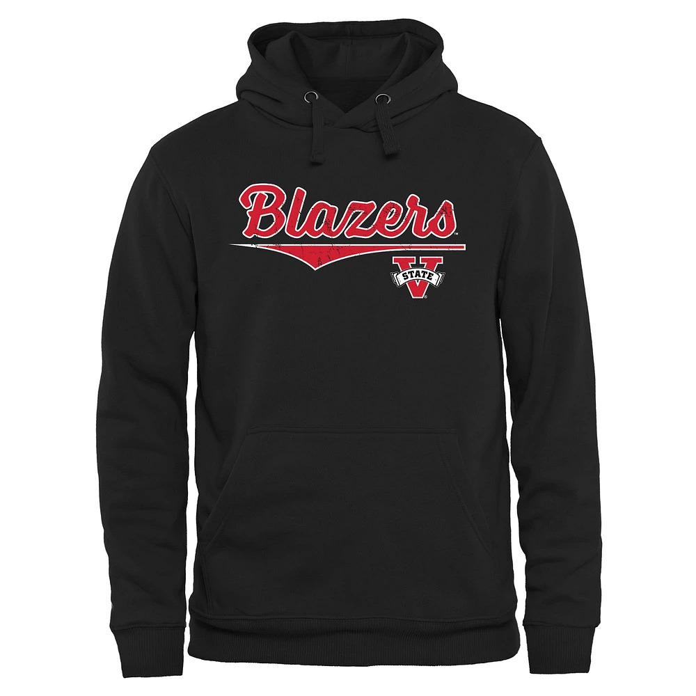 Men's Black Valdosta State Blazers American Classic Pullover Hoodie