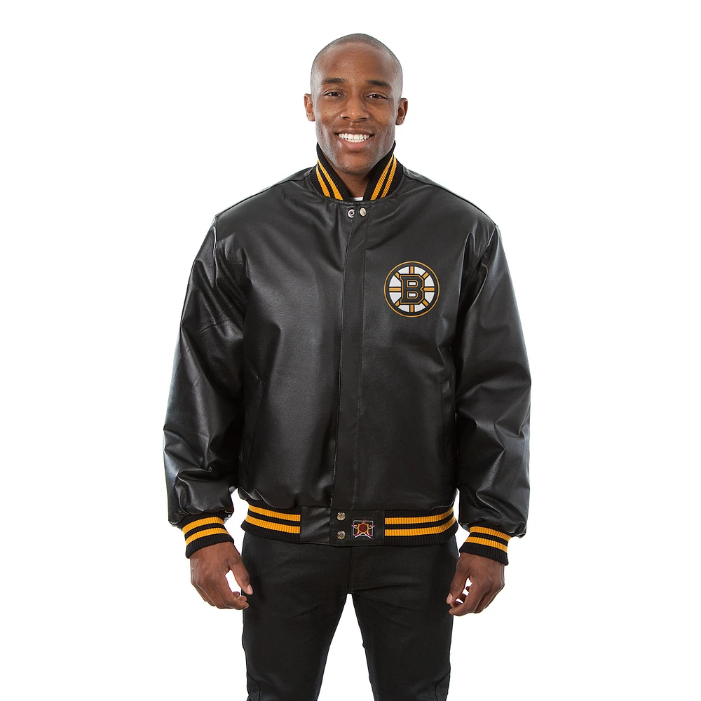 Men's JH Design Black Boston Bruins Jacket