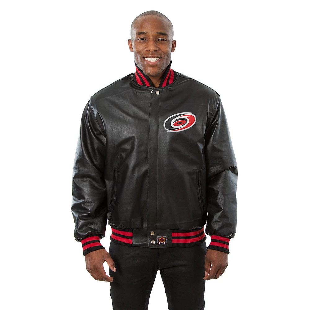 Men's JH Design Black Carolina Hurricanes Jacket