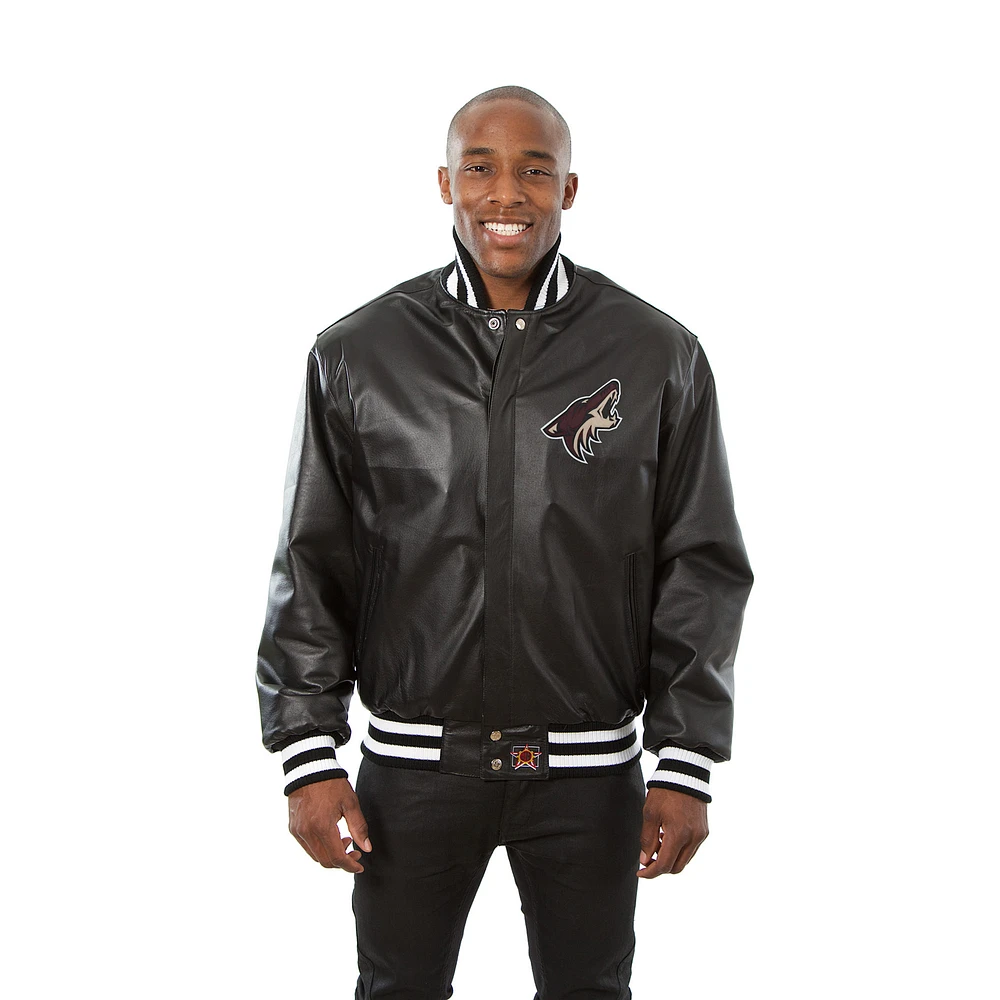 Men's JH Design Black Arizona Coyotes Jacket