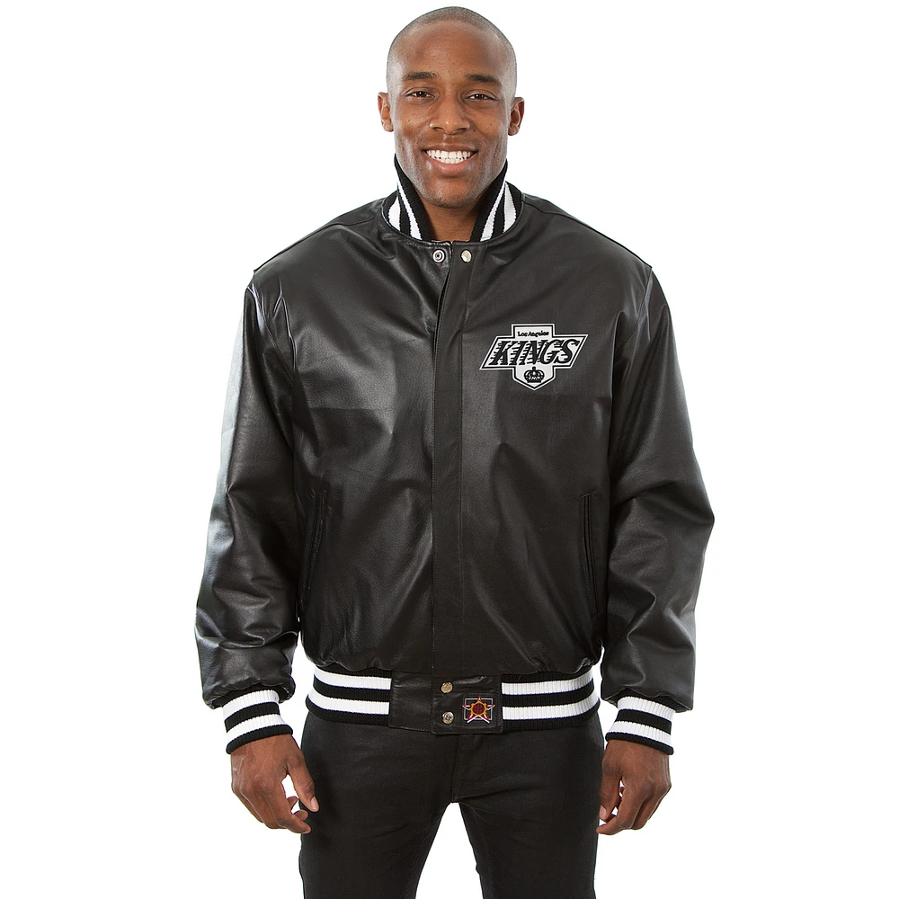 Men's JH Design Black Los Angeles Kings Alternate Logo Jacket