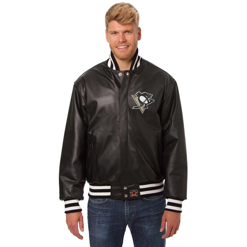 Men's JH Design Black Pittsburgh Penguins Jacket