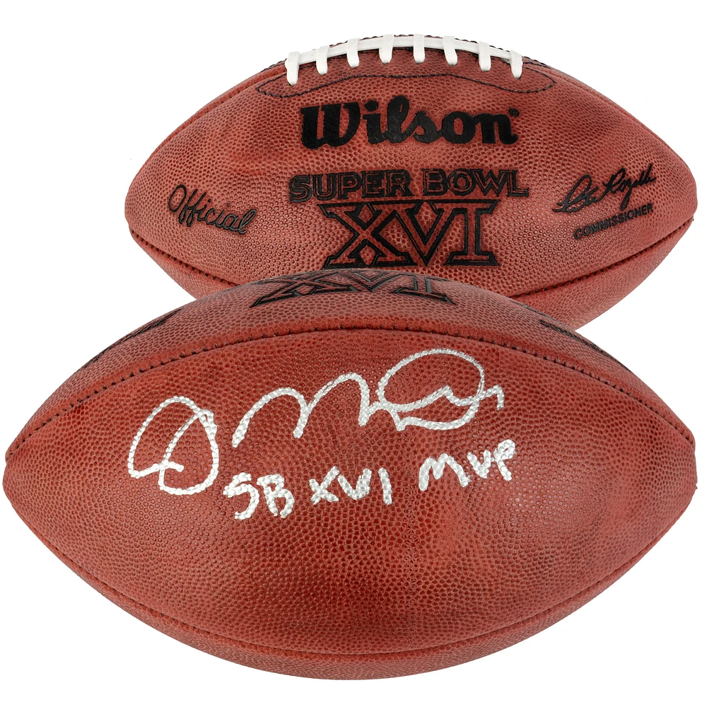 Joe Montana San Francisco 49ers Autographed Super Bowl XVI Pro Football with "SB XVI MVP" Inscription